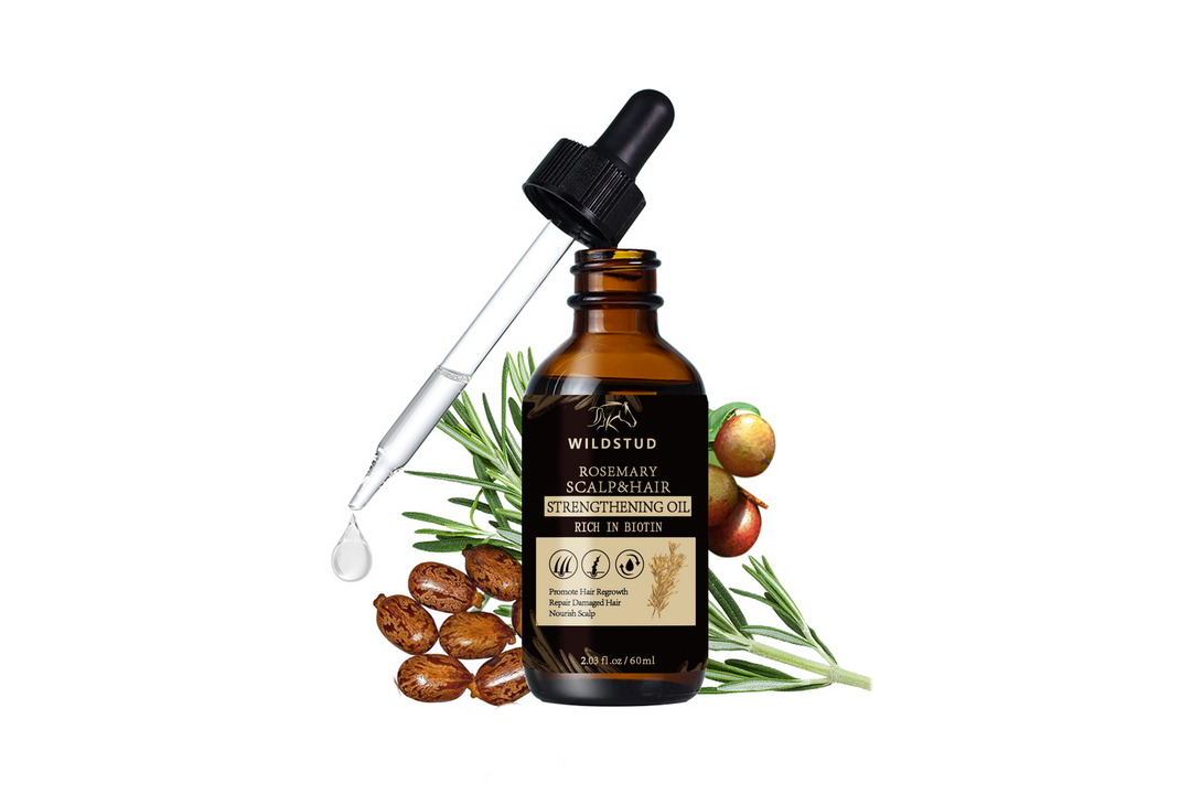 Wildstud Rosemary Hair Growth Oil: Pure Natural Herbal Formula