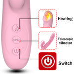 Load image into Gallery viewer, Wildstud USB Heated Vibrating Wand: Tongue-Like Simulation, Telescopic, 39.5°C Body Temperature Simulation - Women&#39;s Pleasure Toy