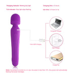 Load image into Gallery viewer, Wildstud Rechargeable Dual Motor Heating Silicone Vibrator for Women with Multiple Vibration Modes and Double Heads